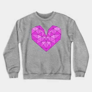 Crystal heart Crewneck Sweatshirt